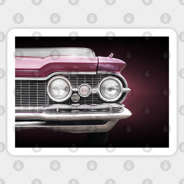 US American classic car 1959 Super 88 Sticker by Beate Gube